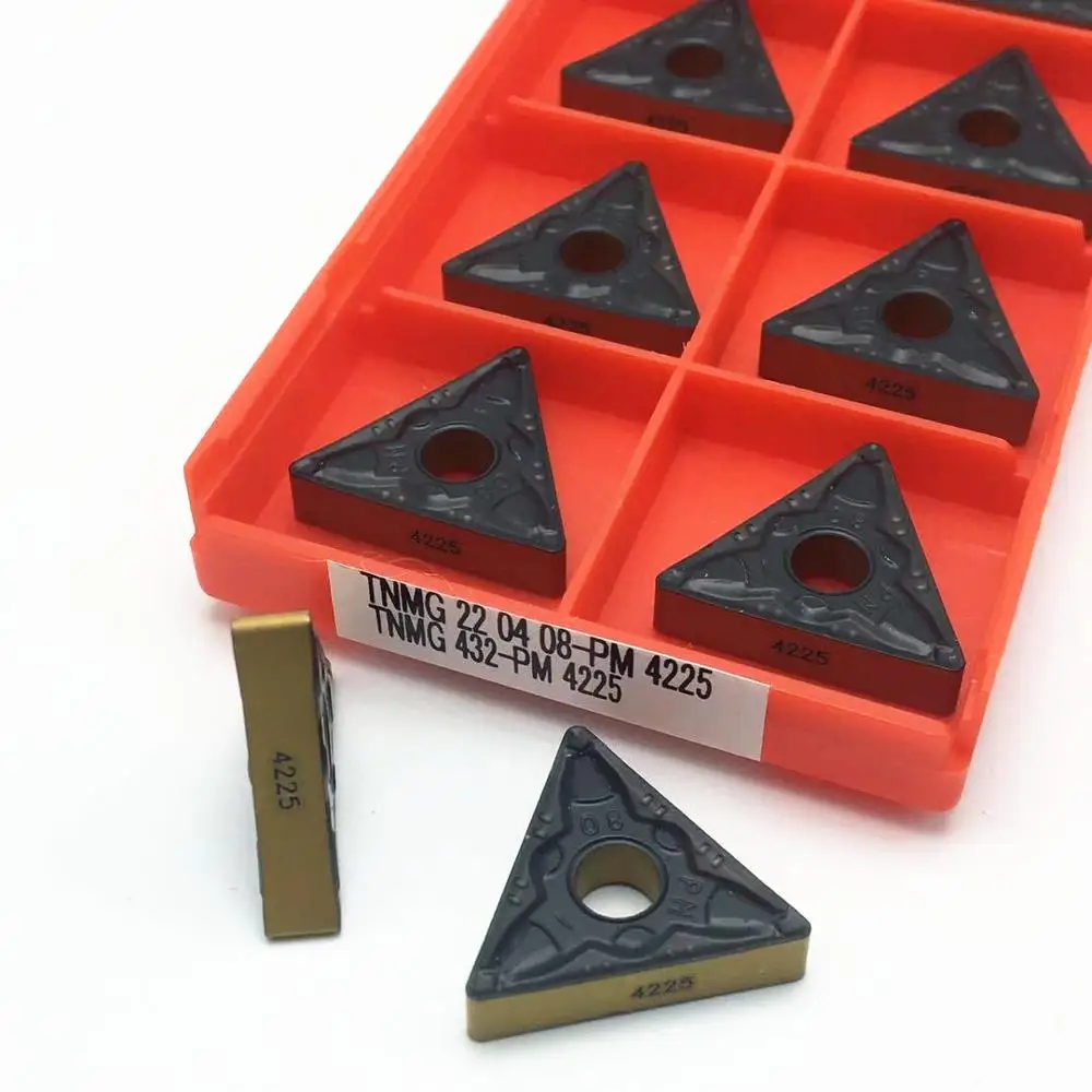 

50 шт. токарный инструмент TNMG220408 PM 4225 высококачественный сверхтвердый карбидный лезвие металлический инструмент токарный станок с ЧПУ TNMG ...