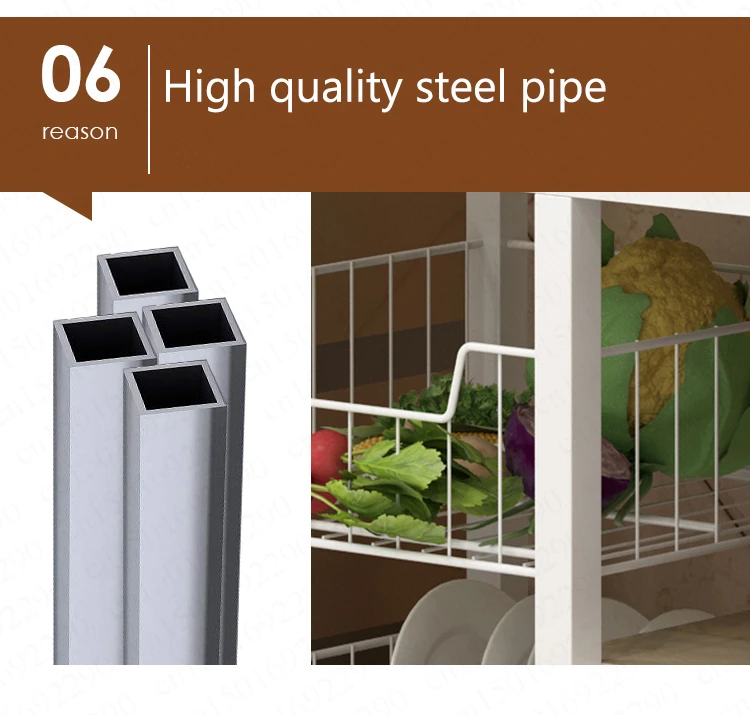 Кухонные стеллажи напольная многослойная полка для хранения духовки