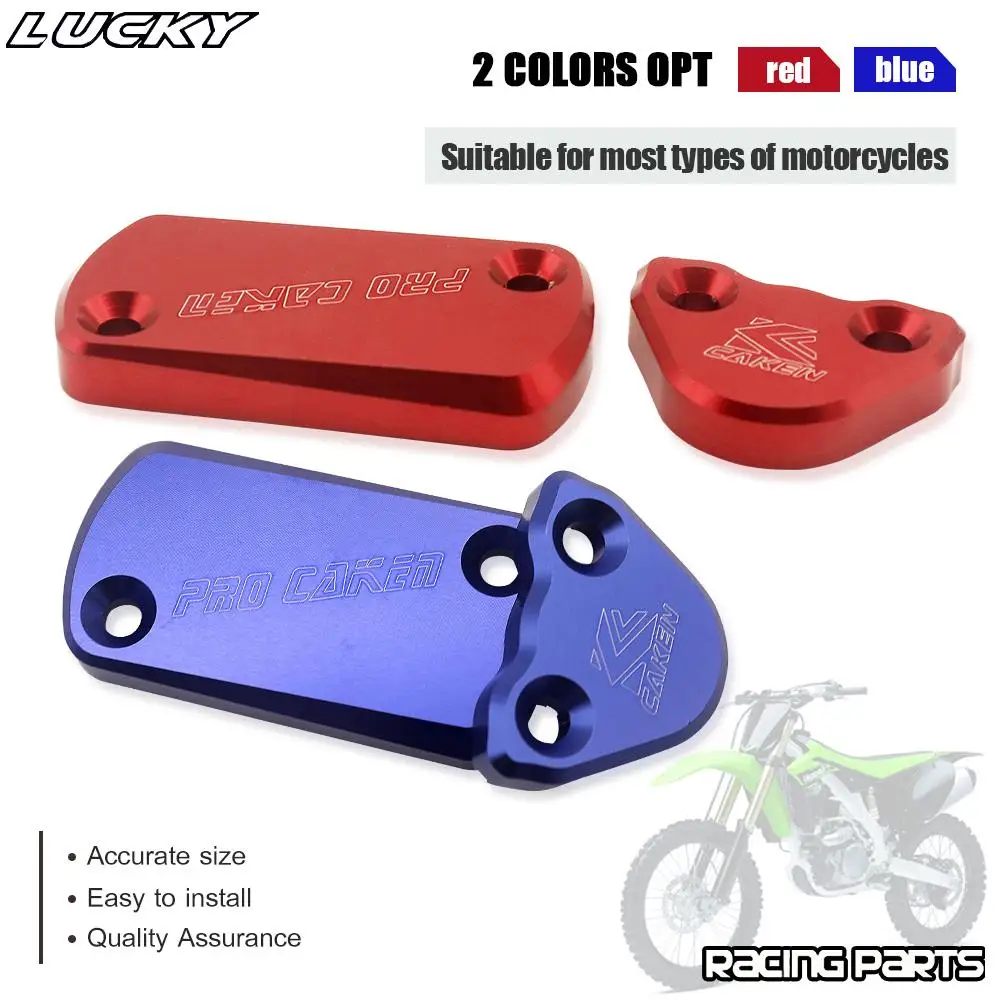 

CNC Motorcycle Front Rear Brake Fluid Reservoir Cap Cover For Honda CR150R 250R CRF150R 250R 250X 450R 450X CRF CR Dirt Pit Bike