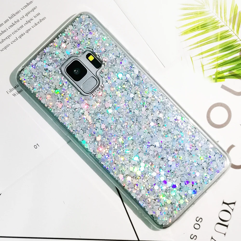 Роскошный тонкий мягкий чехол LAPOPNUT для Samsung Galaxy S20 Ultra S9 S8 Plus S7 S6 S10 S10e Блестящий