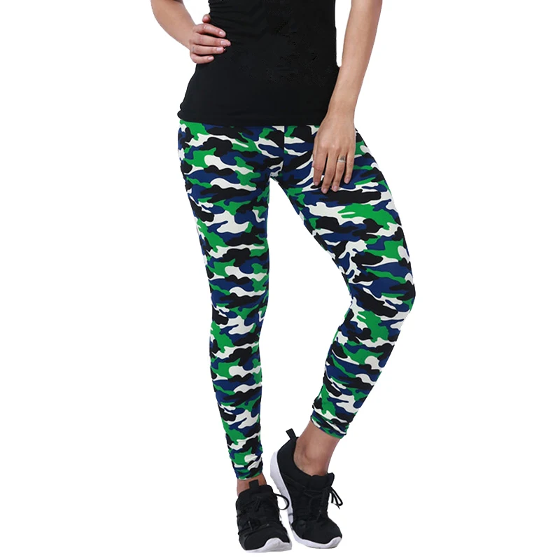 

New Brands Women Leggings High Elastic Skinny Camouflage Legging Spring Autumn Leggins Slimming Women Leisure Pant