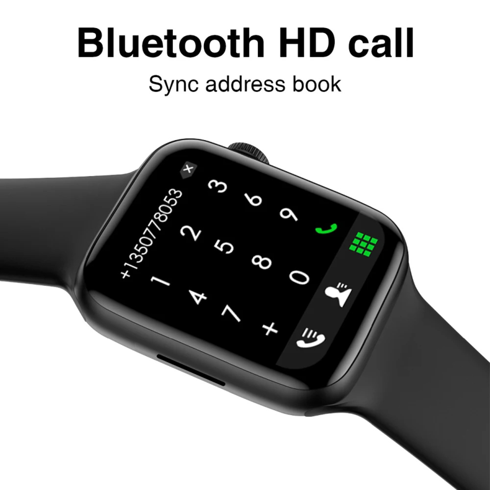 Смарт-часы DT200 для мужчин и женщин умные часы с Bluetooth функцией вызова пульсометром
