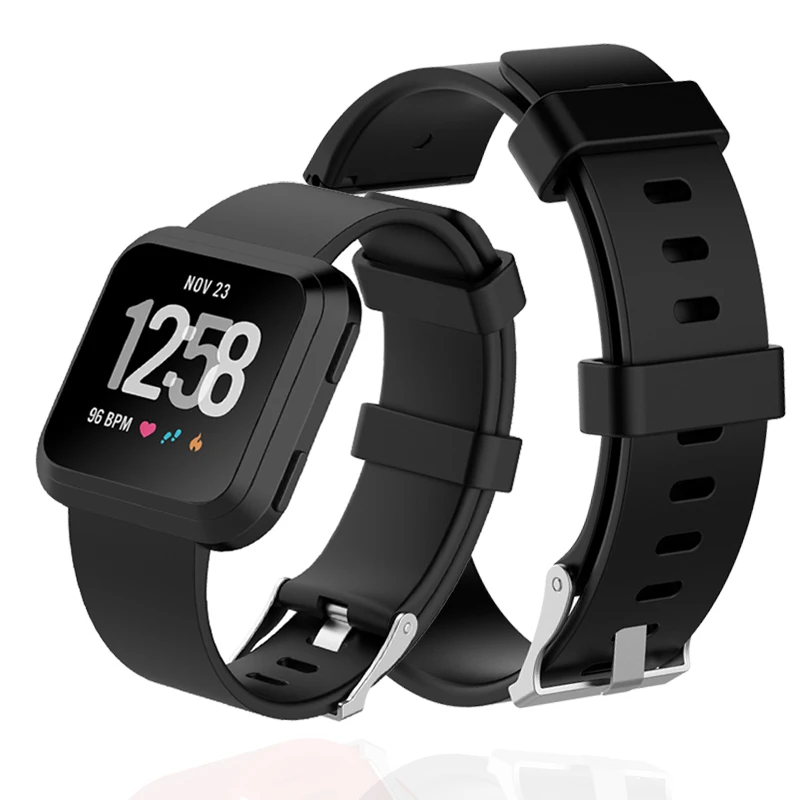 

Ремешок силиконовый для умных часов Fitbit Versa /Versa Lite, сменный быстросъемный Браслет для Fitbit Versa