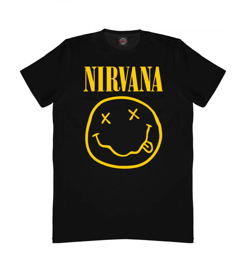 Хлопковая футболка Nirvana|Мужские футболки| |