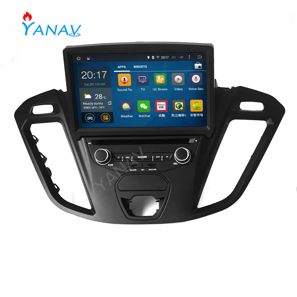 Автомагнитола для FORD Tourneo стерео-приемник на Android с GPS аудиоплеером Ford FORD-Transit 950 1580