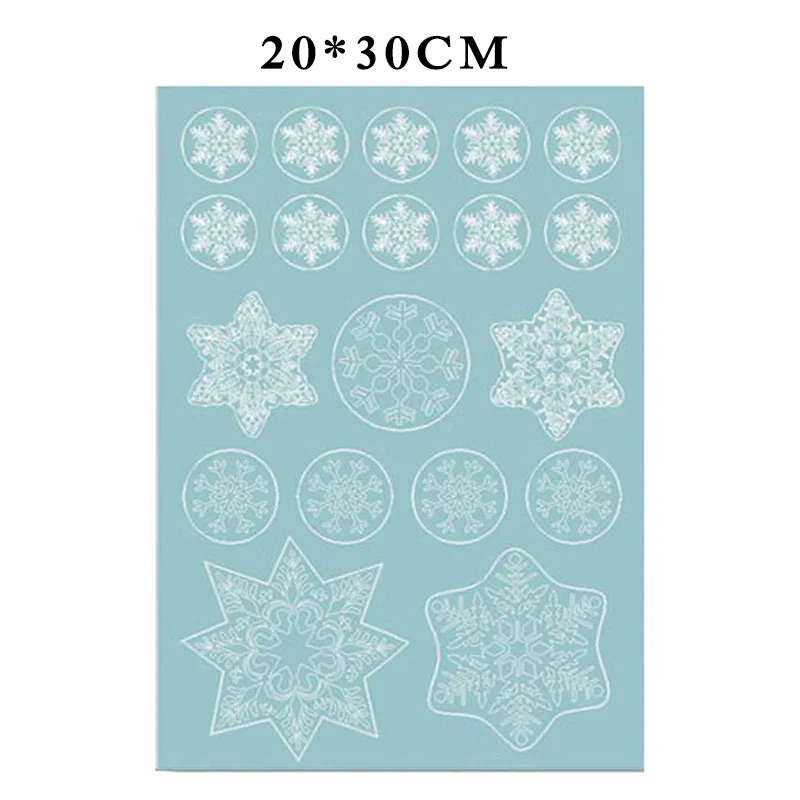 Двухсторонняя водостойкая Наклейка на стену из ПВХ с изображением Деда Мороза