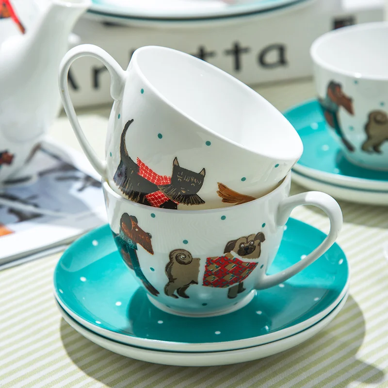 Горячая продажа фарфоровые керамические чайные чашки в английском стиле с