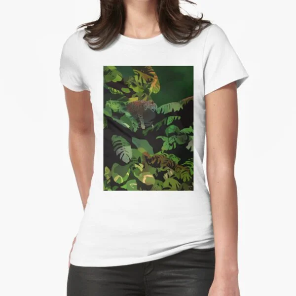 Футболка с принтом кошки джунглей 2|Мужские футболки| |