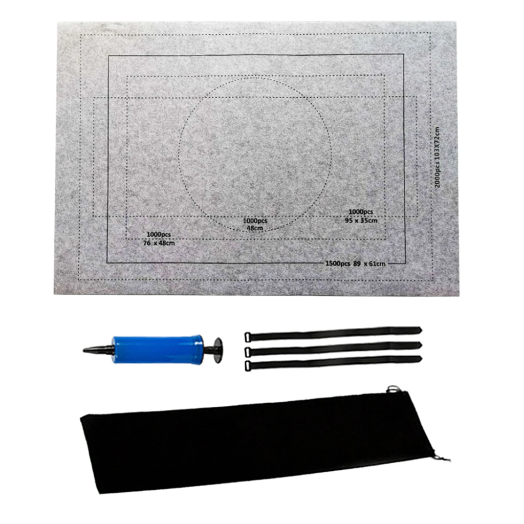 

Roll Up Jigsaw Puzzle Play Mat 2000 Pieces Puzzles Storage Bag Blanket