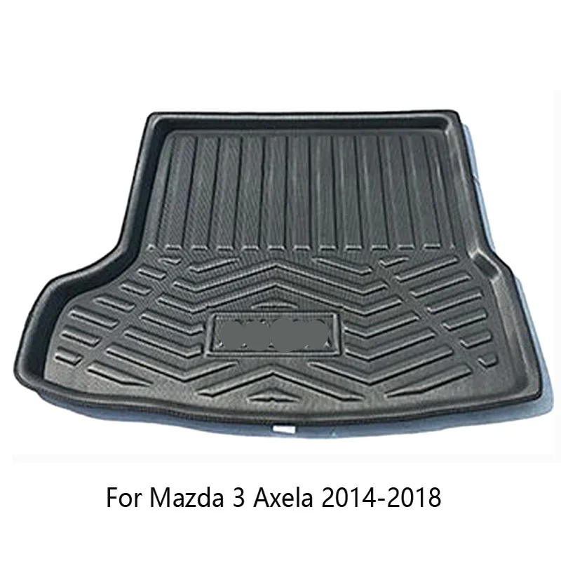 

For Mazda 3 Axela 2014 2015 2016 2017 2018 Sedan Boot Mat Rear Trunk Liner Cargo Floor Tray Carpet Protector Car Accessories