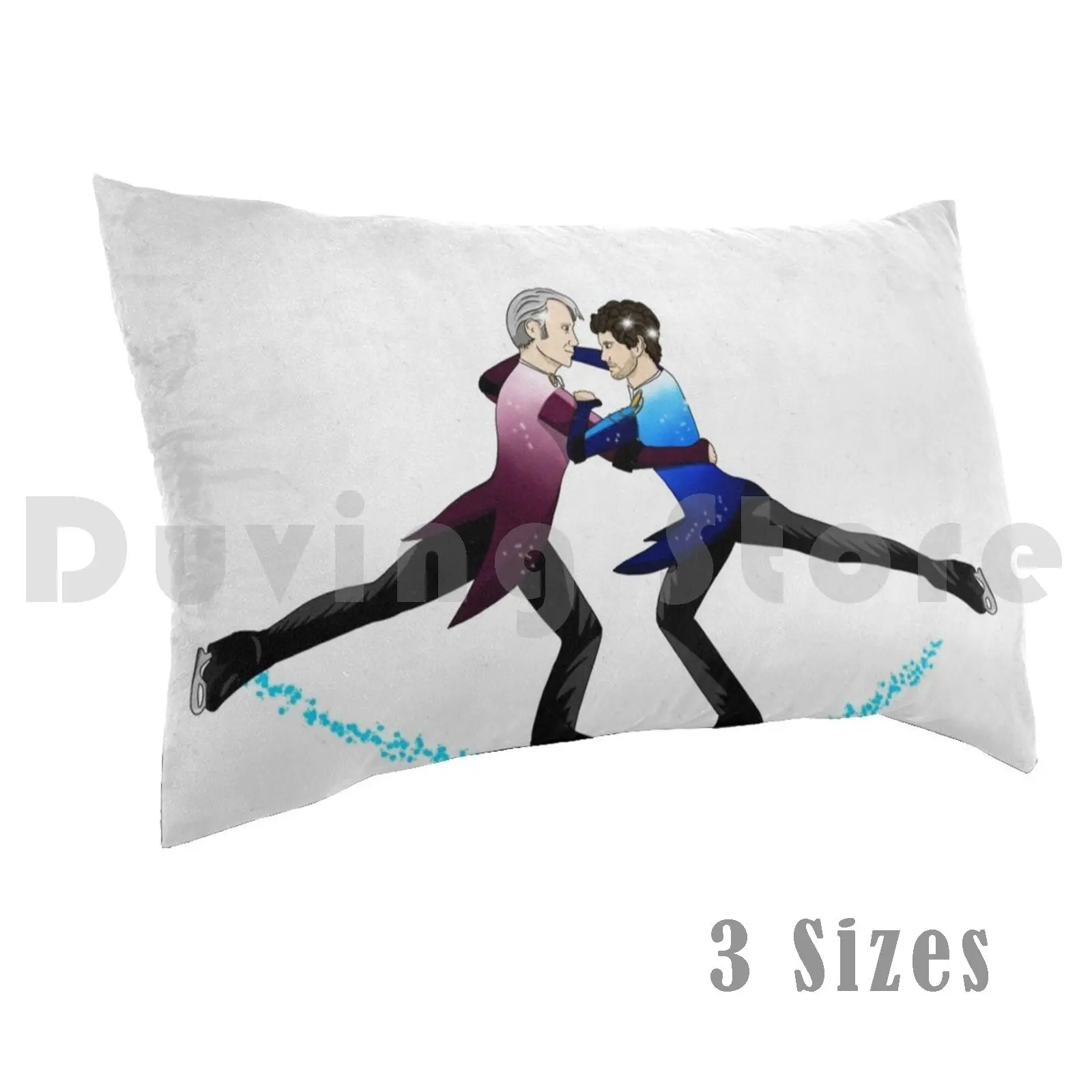 Наволочка Hannigram On Ice (без фона) DIY 50*70 Hannibal Read Will Mads