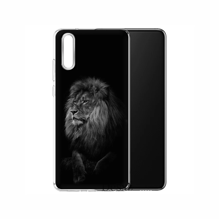 Чехол для телефона Huawei Honor 6a 6C 7A 8 8X8 9 9X10 вид 20 Lite рro играть в твердом переплете Лев