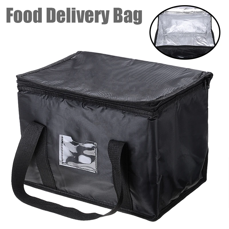 Food Pizza Delivery Bags Insulated Takeaway Thermal Warm/Cold Bag Ruck 3 Sizes Capacity 16/28/50L For Delivery Staff