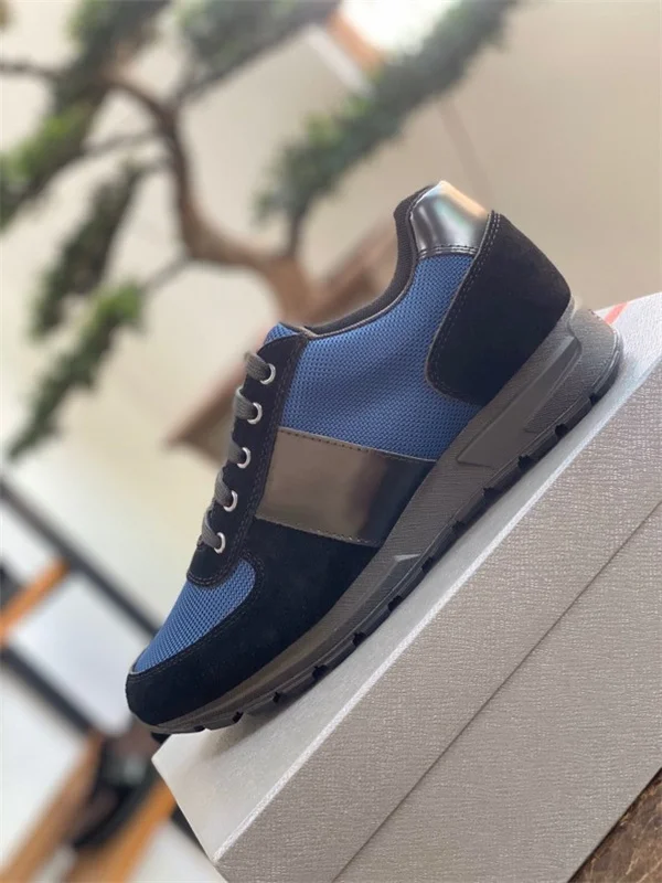 

2021 new luxury brand leather shoes, men's comfortable jogging sports casual shoes, black leather platform shoes loafers men