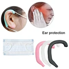 Силиконовые эластичные наушники, защита от боли, портативная мягкая защитная маска для ушей, чехол для троса, маска, аксессуары, 1 пара