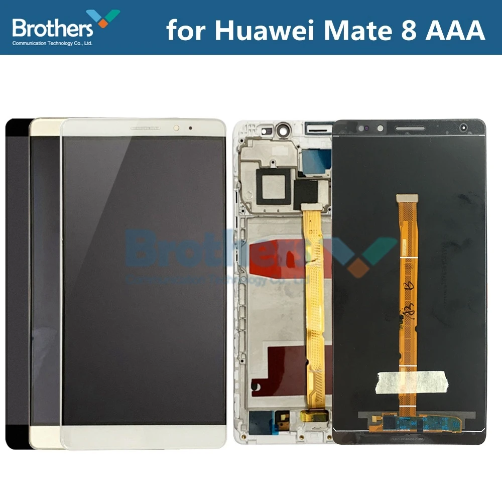 ЖК экран для Huawei Mate 8 с рамкой и дигитайзером 6 0 дюйма|Экраны мобильных телефонов| |