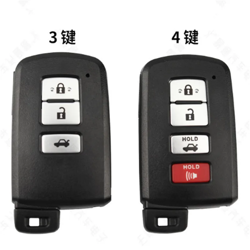 

Умный чехол DAKATU для автомобильного ключа с дистанционным управлением для Toyota Avalon Camry Hybrid Corolla Highlander RAV4 2012 - 2016 Fob 3 4 кнопки