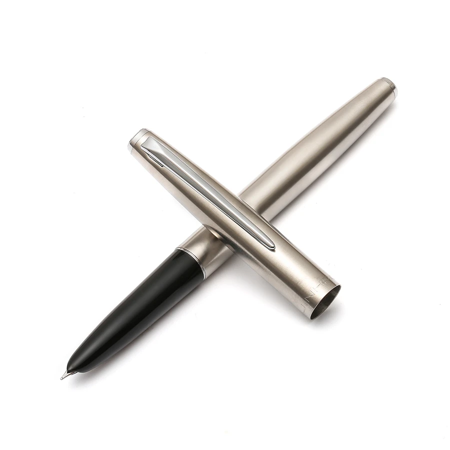 Перьевая ручка Jinhao из нержавеющей стали Классическая чернильная Ef/ Grind Bnet Nib