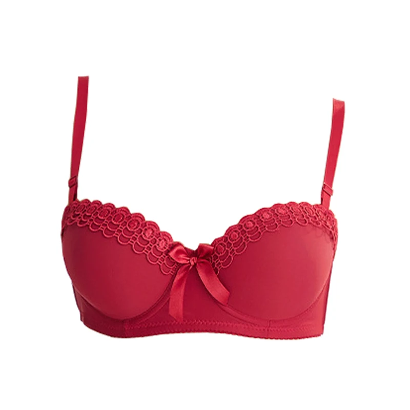 

Women's Red Floral Lace Underwire Push Up Bra Sexy Underwear Bras For Women Bralette Lingerie Intimates
