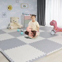 Latest Color Baby Foam Crawling Mat Children EVA Educational Toys Kids Soft Floor Game Mat Chain Fitness Brick Gym Game Carpet