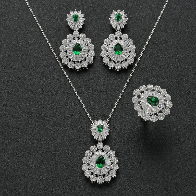 Ювелирные наборы новый дизайн много цветов на выбор серьги и ожерелье новые