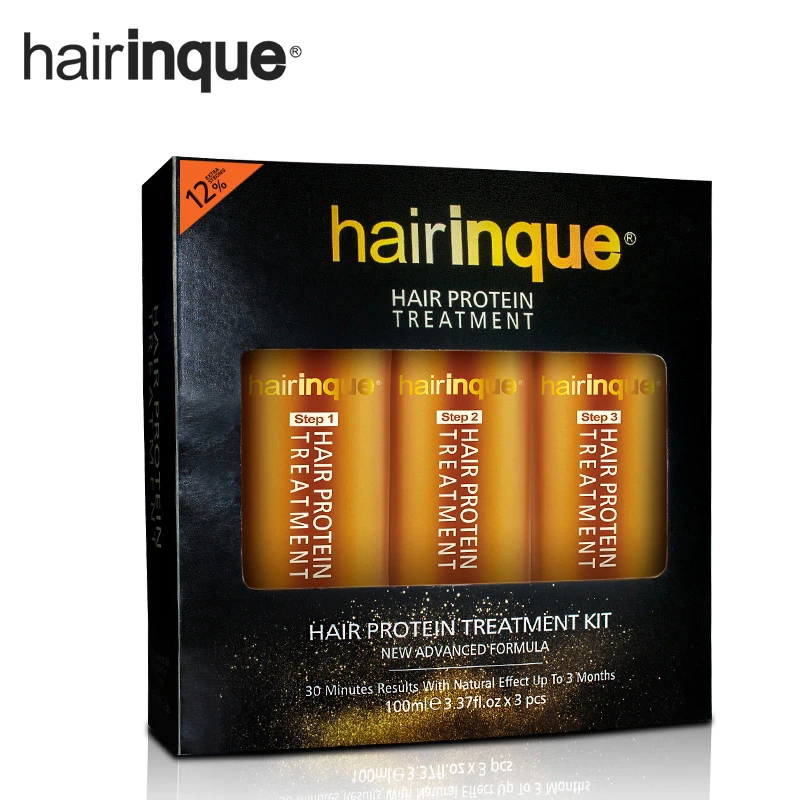 HAIRINQUE 12% Кератиновое лечение волос + шампунь для глубокой очистки