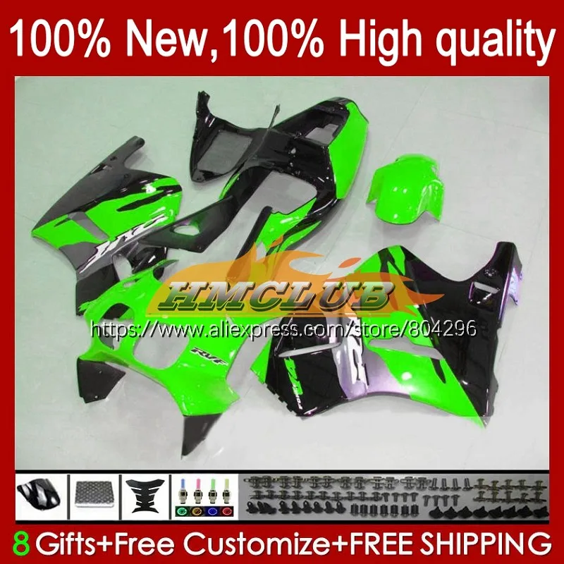 

Body Kit For HONDA RVF400 VFR400 R NC24 V4 VFR400R 136No.122 RVF VFR Green blk 400 R RR 400R 87 88 RVF400R 1987 1988 Fairings