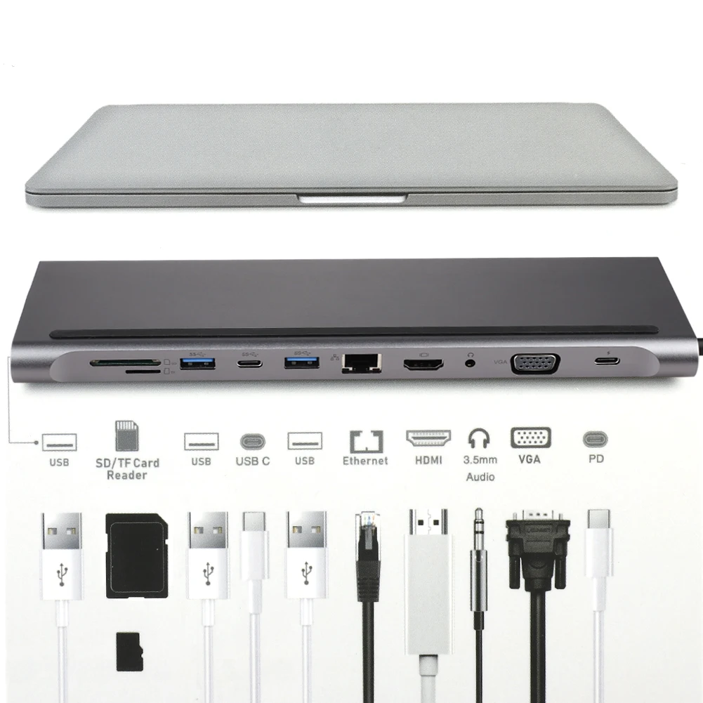 Usb хаб для MacBook Pro Аксессуары usb C концентратор нескольких USB 3 0 HDMI адаптер док