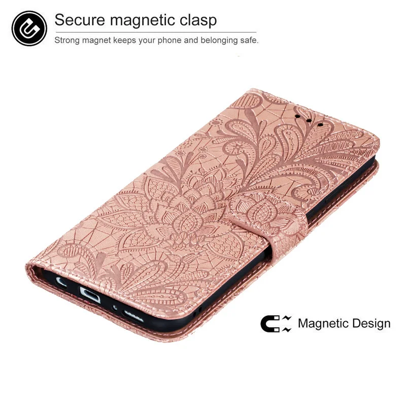 Машина для тиснения кружевной Чехол портмоне из кожи с откидной телефона Redmi Note 10