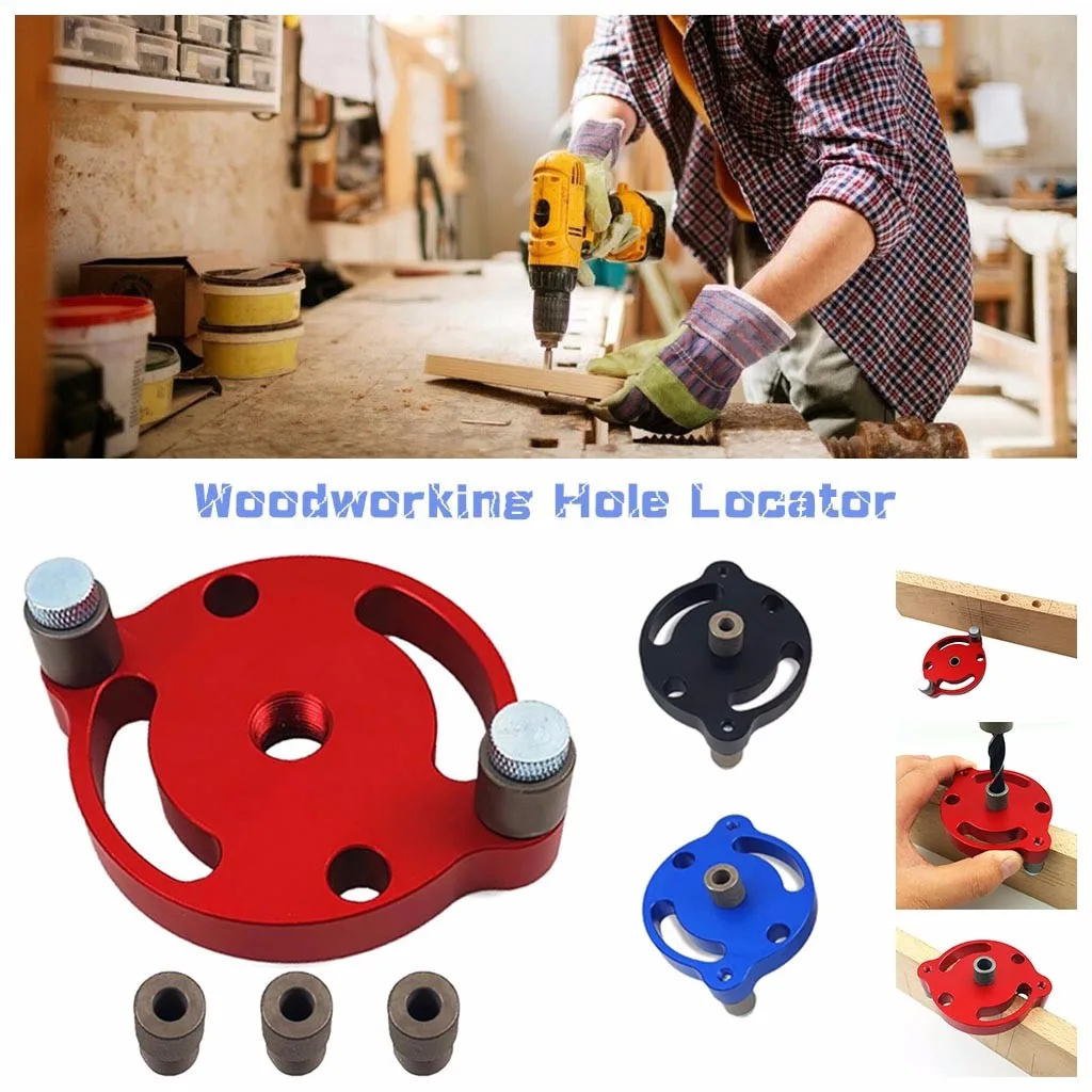 Инструмент дюбель для деревообработки направитель сверла 3 отверстия сверло