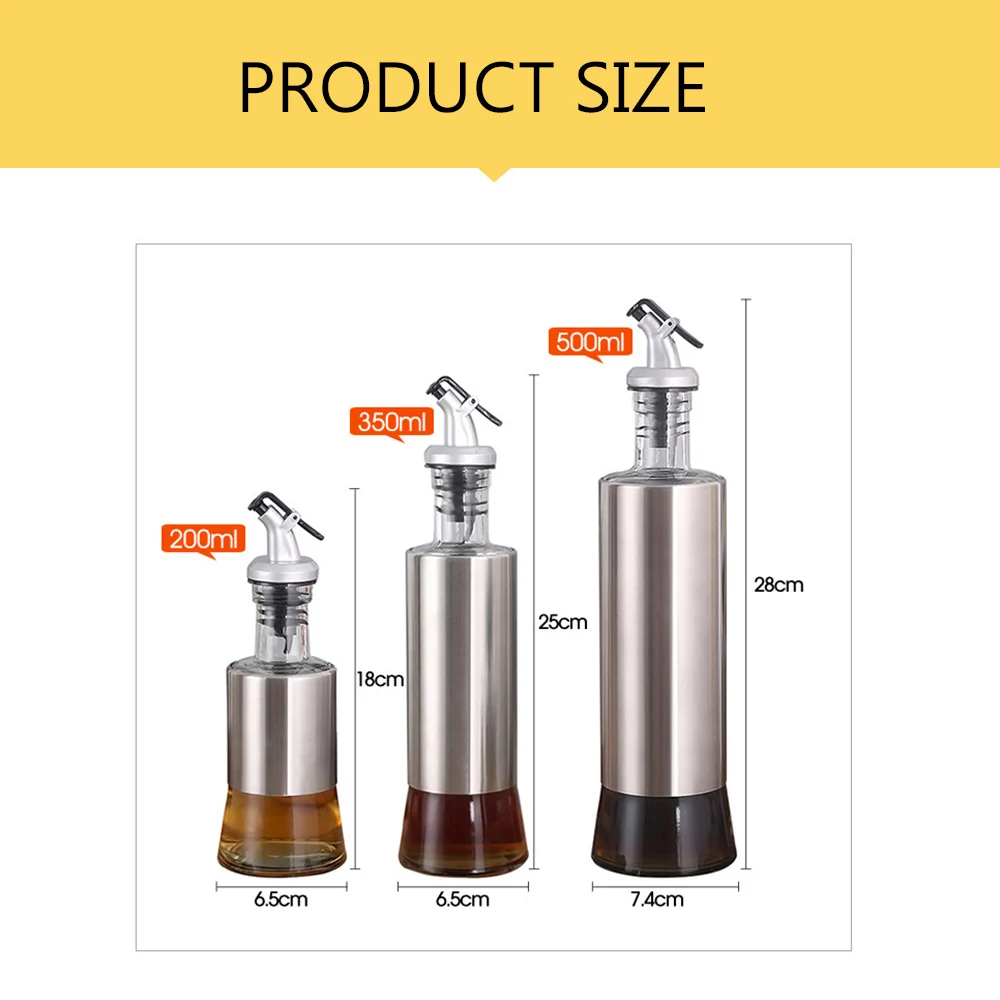 200/350/500 мл Пособия по кулинарии приправы бутылки масла масло дозатор уксуса