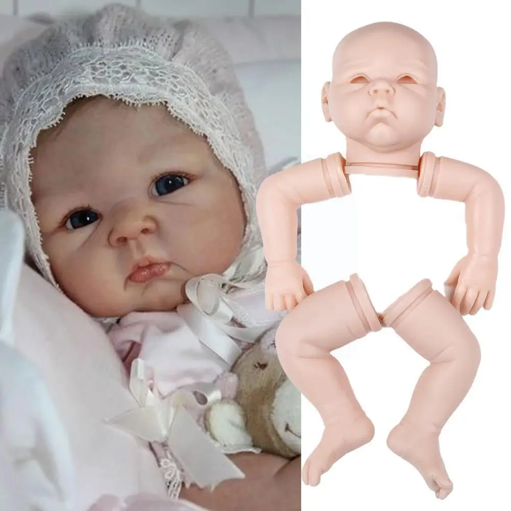 

20 Inch Reborndoll Kit Paris Lifelike Real Unfished Parts Color Dolls New 50CM 2021 DIY Arrival J2W4