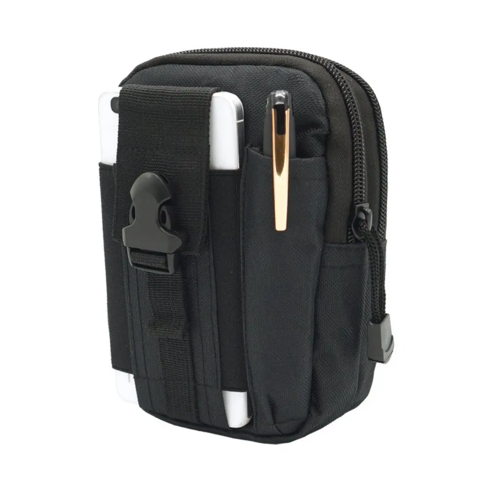 

Universal Outdoor Tactical Bag Military Waist Belt Bag Wallet with Zipper Multifunction Phone Pouch Bag for Men Outdoor