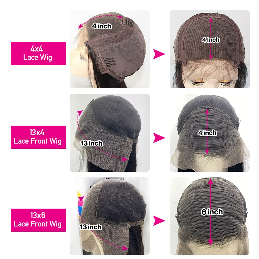 

HD Lace Frontal Wig 13x6 HD Transparent Lace Front Human Hair wig Pre Plucked 180 Density Body Wave Lace Remy Wig Closure Wig