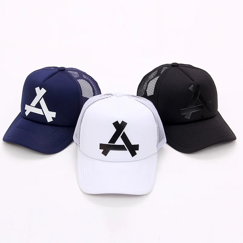 

Fashion Unisex Summer Mesh Breathable Baseball Cap Fashion Letter Wide Brim Hip Hop Hats Outdoor Adjustable Sun Hat Streetwear
