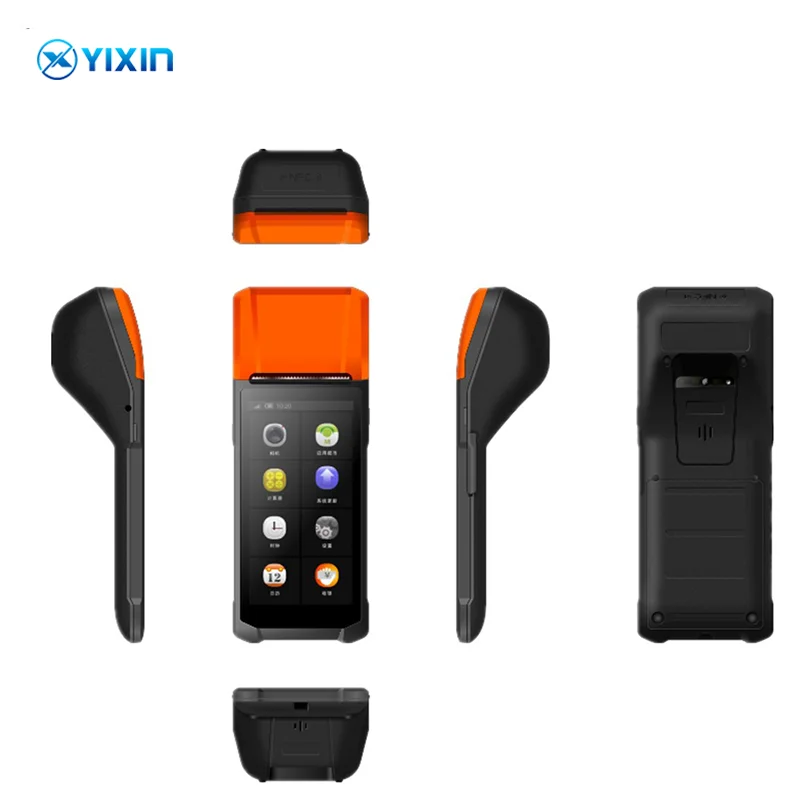 Новинка POS PDA Android Bluetooth-сканер терминал оплаты термопринтер для чеков Google Play E-bolate