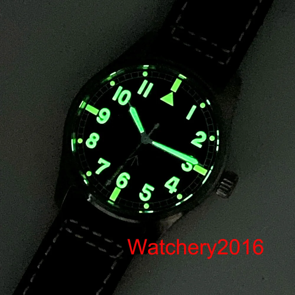 Мужские водонепроницаемые часы для дайвинга с сапфировым стеклом 39 мм 200 м -