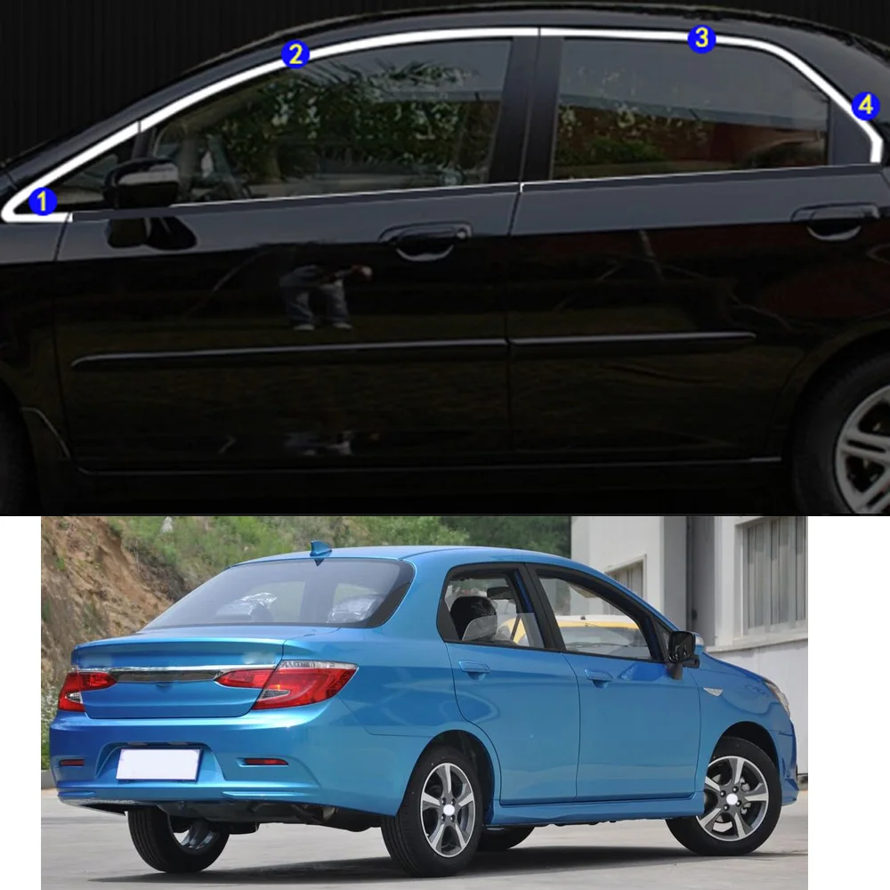 

Для Honda EVERUS S1 2010 2011 2012 2013 2014 2015 Автомобильная наклейка украшение столбик оконная средняя полоса отделка рамка Запчасти