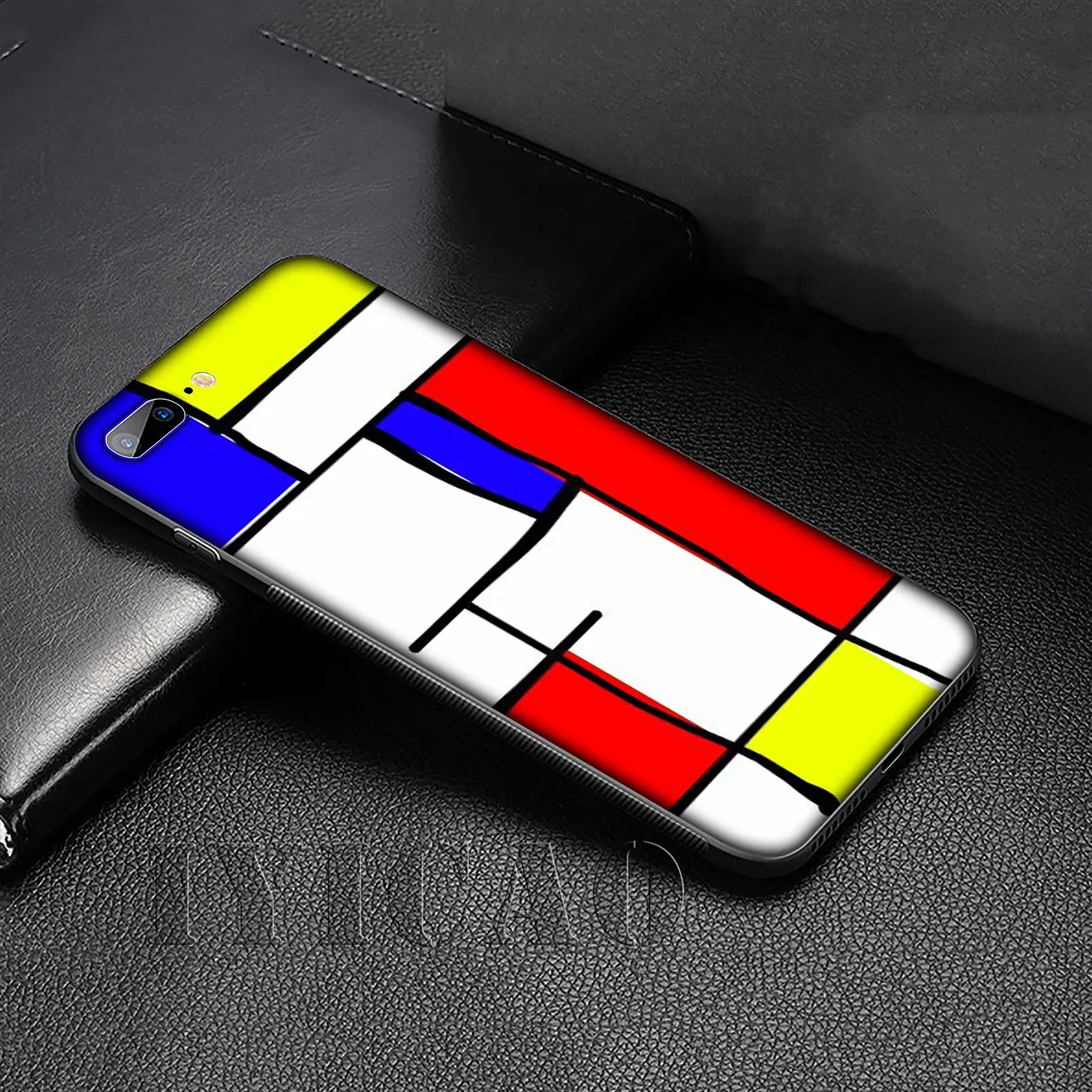 IYICAO Mondrian grid Мягкий силиконовый чехол для Huawei P30 P20 Pro P10 P9 Lite Mini 2017 2016 P Smart Z Plus 2019 |
