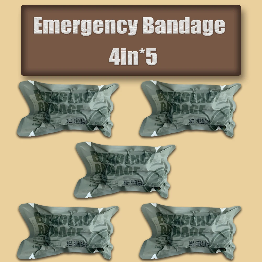 

Israel Bandage Emergency Bandage Compression Bandage 5pcs/set 4inch