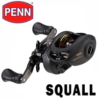 new penn squall low profile baitcast reels 51stainless steel bearing full metal body machined brass gears 9 27 36 6 ratio
