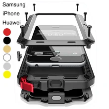ForHuawei Mate 20 20 Pro 30 30 Pro P30 30 Pro Heavy Duty Doom Armor Metal Aluminum Shockproof Case 360 Protect Phone Cover