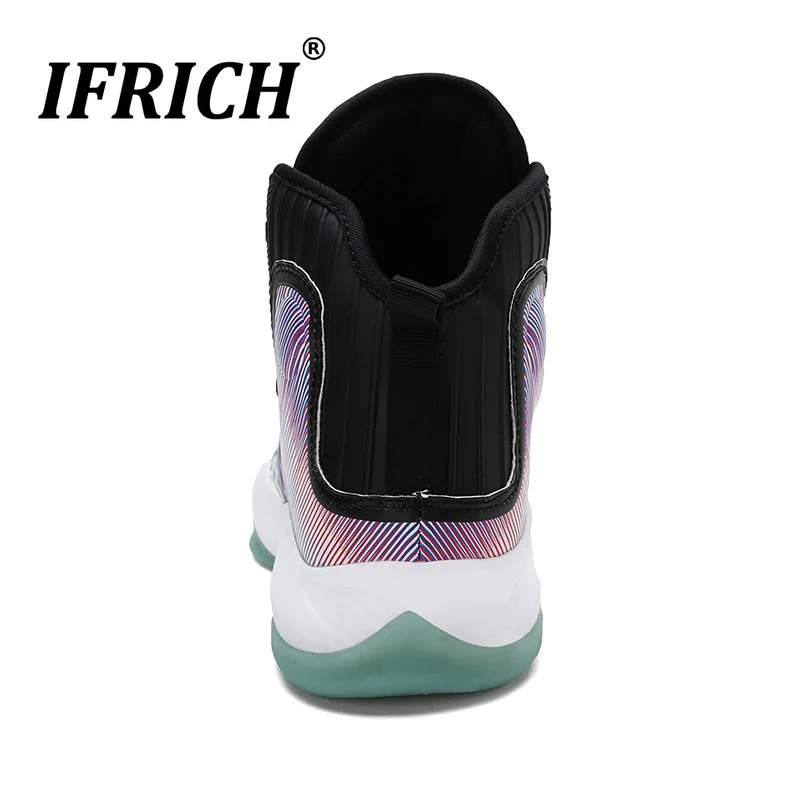 Нескользящая обувь для мальчиков баскетбольные высокие кроссовки удобная