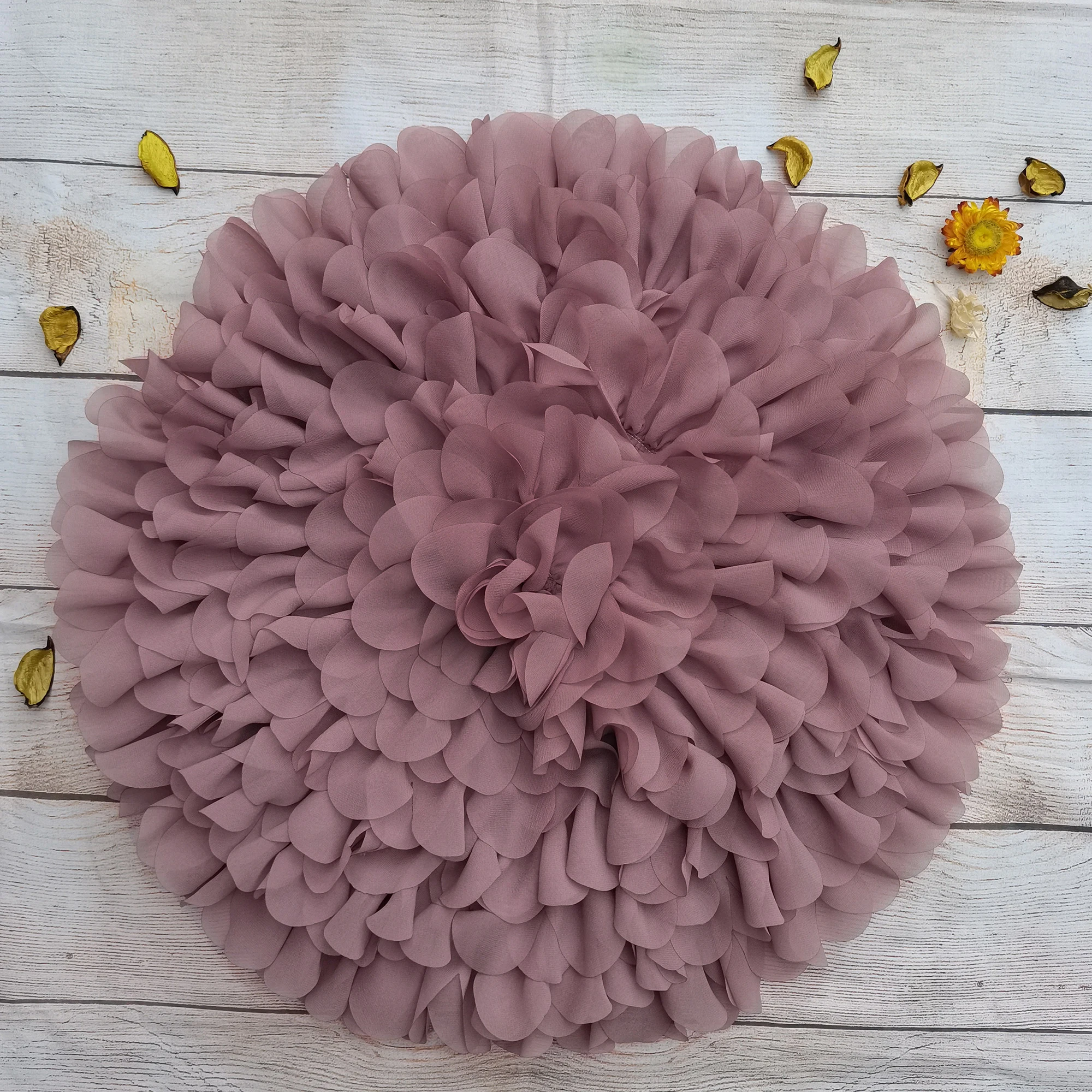 Blossom Soft Chiffon Newborn Blanket Stuffer Basket Filler Backdrop Photo Props Baby Photography Layers Little Infant Mat Studio