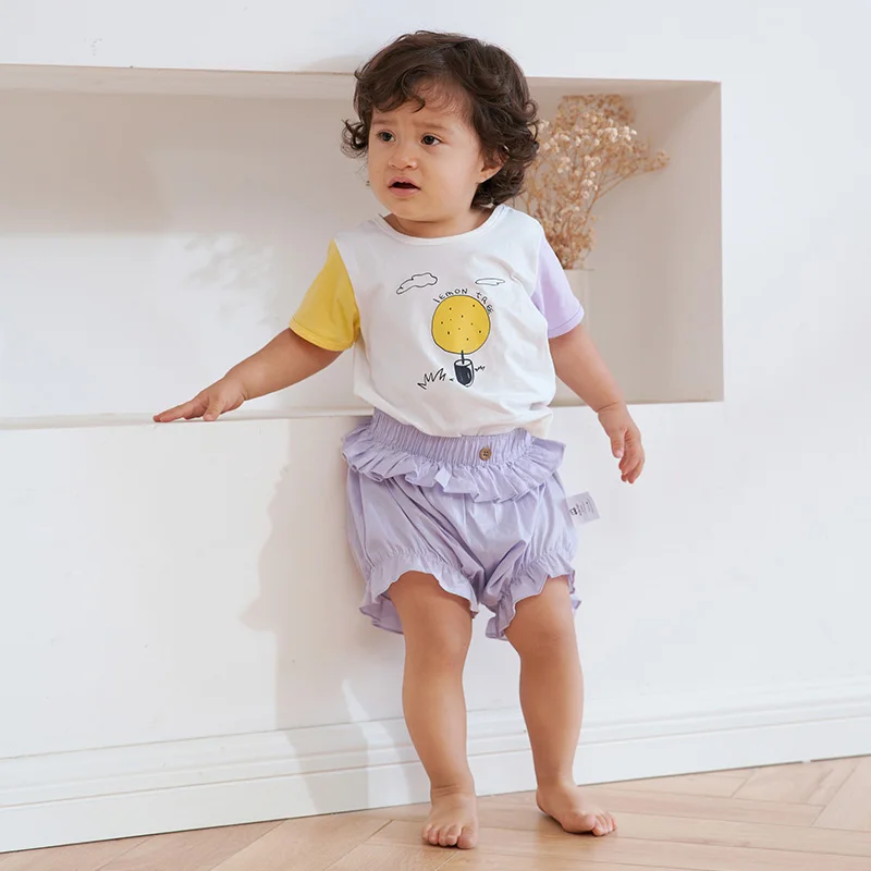 

2022 Mini Car Summer Children's Baby Girl Shorts Cotton Sweatpants Shorts Fashion Newborn Bud Pants 6 months to 3 years old