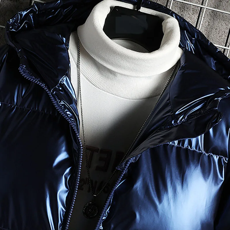 Мужской пуховик плотная теплая одежда осенне-зимняя тренировочная