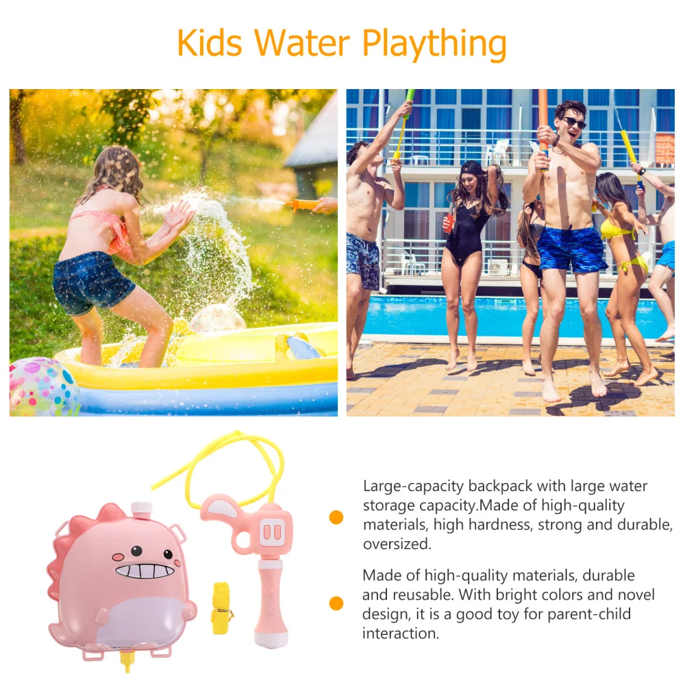 

1 Set Children Cartoon Backpack Water Portable Water Shooter