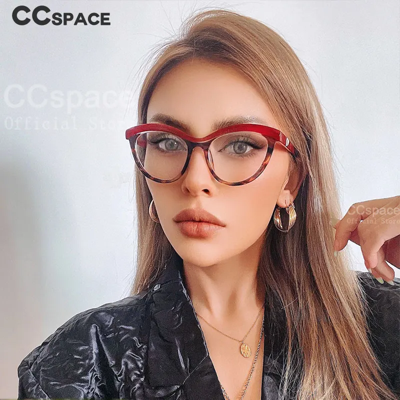 45490 Ladies Eyebrows Square Frames Women Brand Designer Optical Fashion EyeGlasses Computer Glasses | Eyeglasses