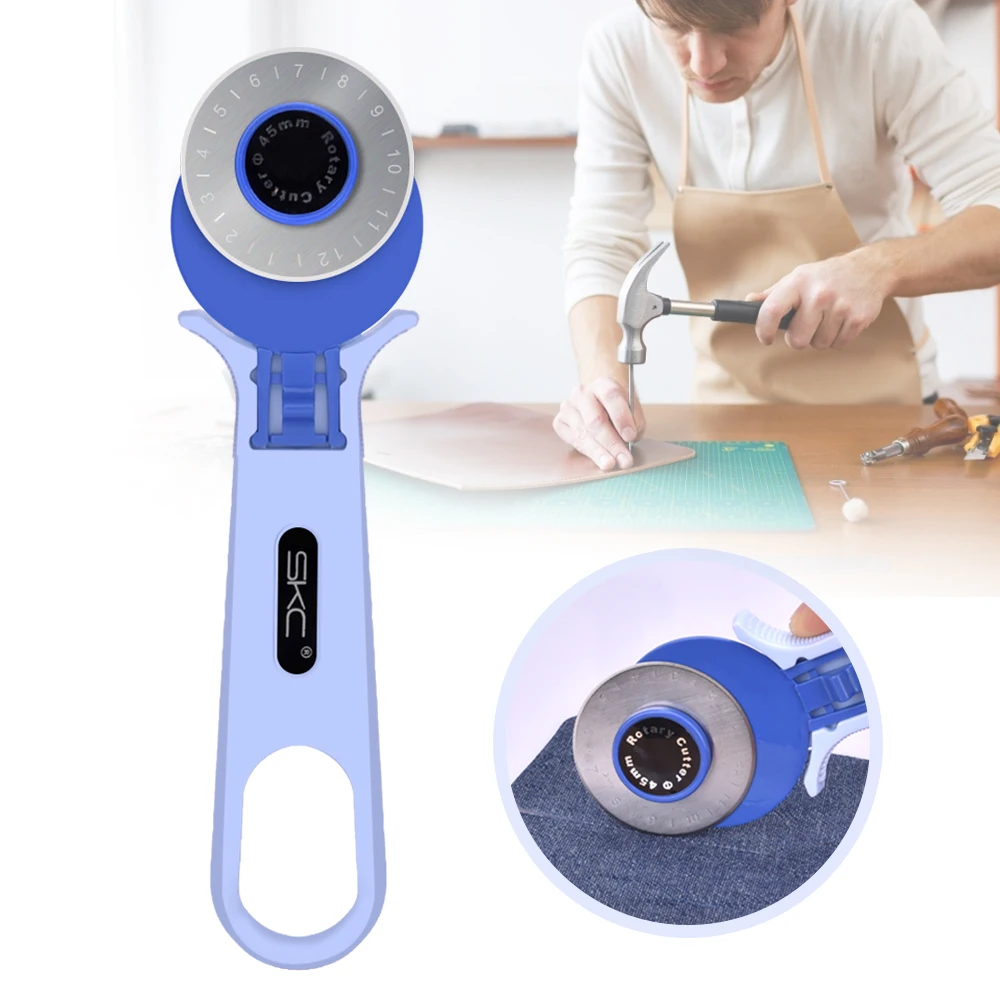 28 мм/45 мм ротационный резак круглый нож переворачивается тканевый Лоскутная