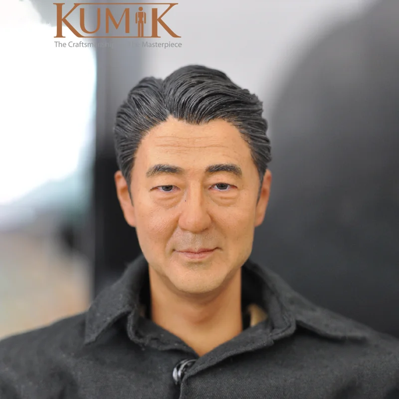 

Kumik KM16-53 1/ 6 Scale Korean Star Male PVC Hair Head Sculpture Fit 12" Male Soldier Action Figure Body